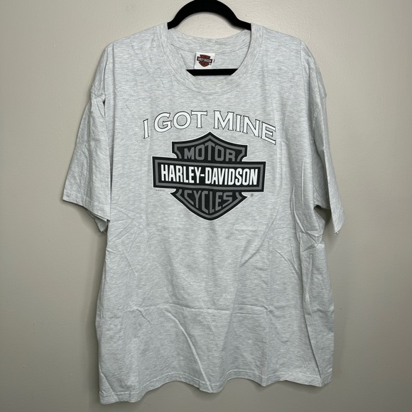Harley Davidson Andy's Grand Forks, ND Ash Tee - size 2XL - Picture 1 of 5